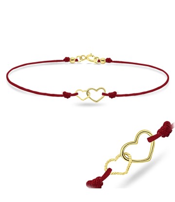 Gold Plated Matt Rope Anklet ANK-102-GP